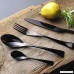 Cretee 4-Piece Stainless Steel Flatware Set Including Steak Fork Spoons Knife Tableware - B01GKRW2IE